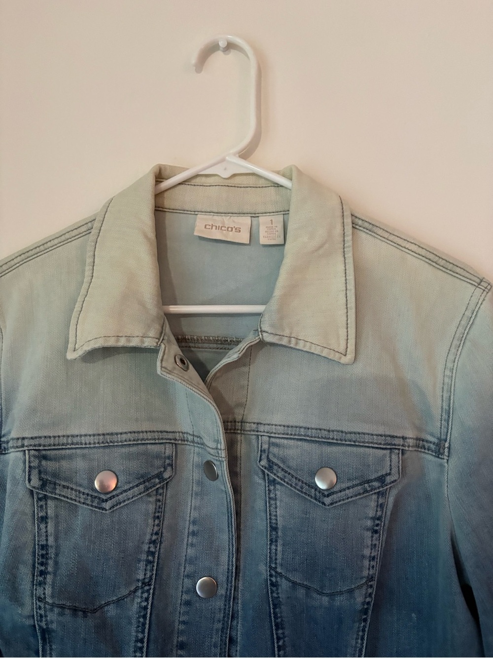 Chico's Button-Front Jacket - Picture 6 of 8